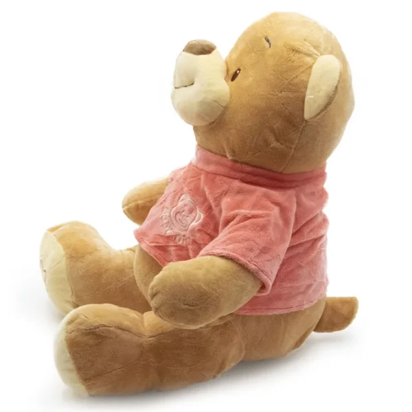 Plüss medve rózsaszín pulcsival, "Baby girl" felirattal