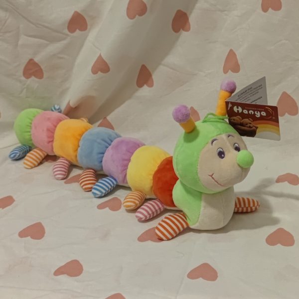 Csörgő plüss százlábú babajáték