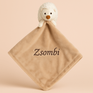 Plüss süni szundikendő (egyedi névvel hímezve)