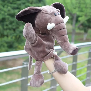 Elefánt kézbáb lábbal